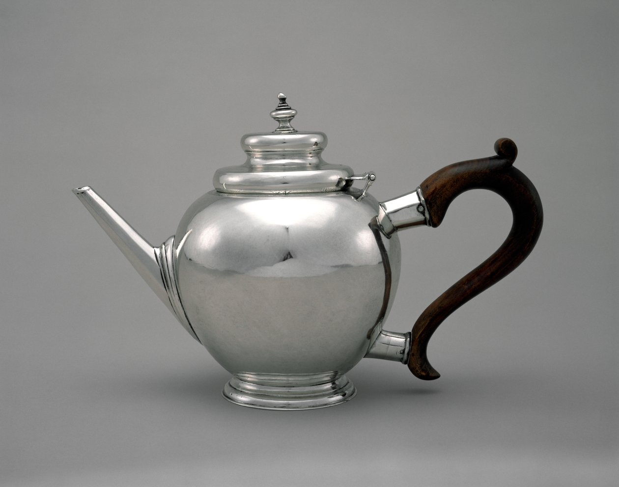 ティーポット、Bartholomew Shaats、c.1728-48（銀）の店から 作： アメリカの学校
