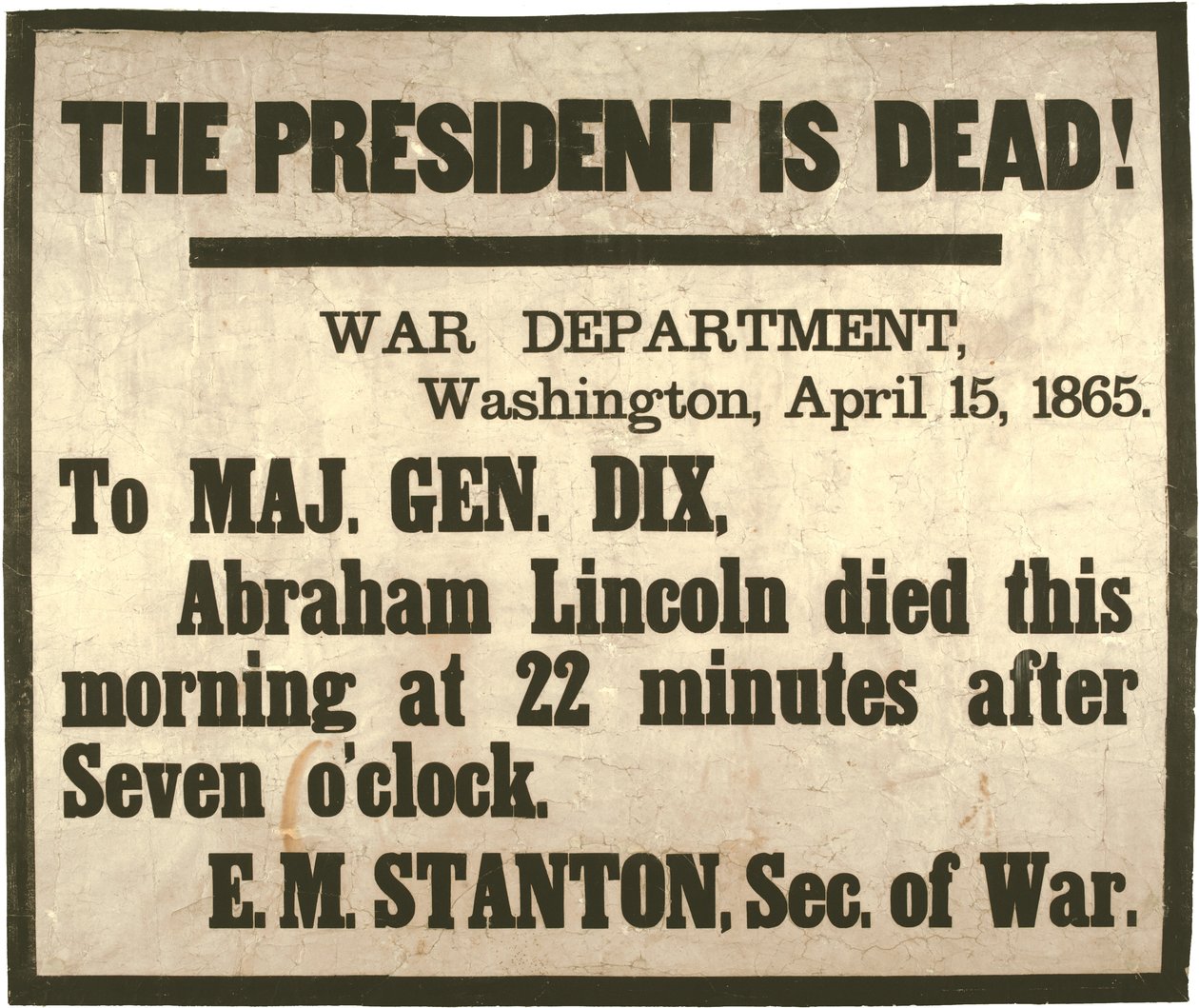 大統領は死んだ、1865年4月15日 作： アメリカの学校