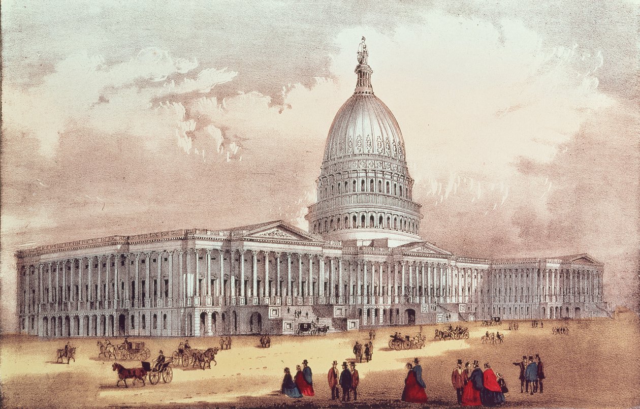 アメリカ合衆国議会議事堂、ワシントンDC 作： アメリカの学校