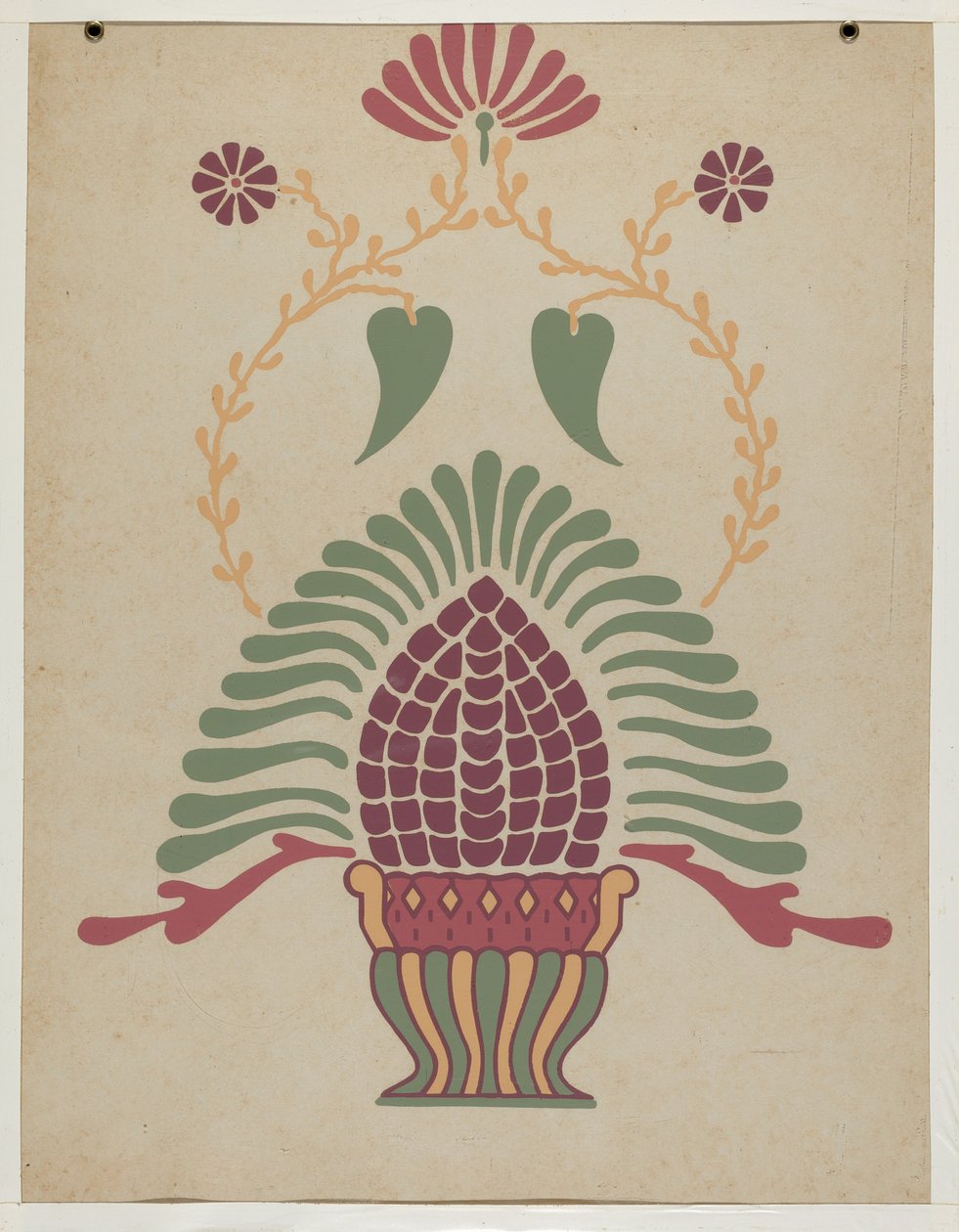 ポートフォリオ「Decorative Art of Spanish California」からの San Gabriel Mission Priest