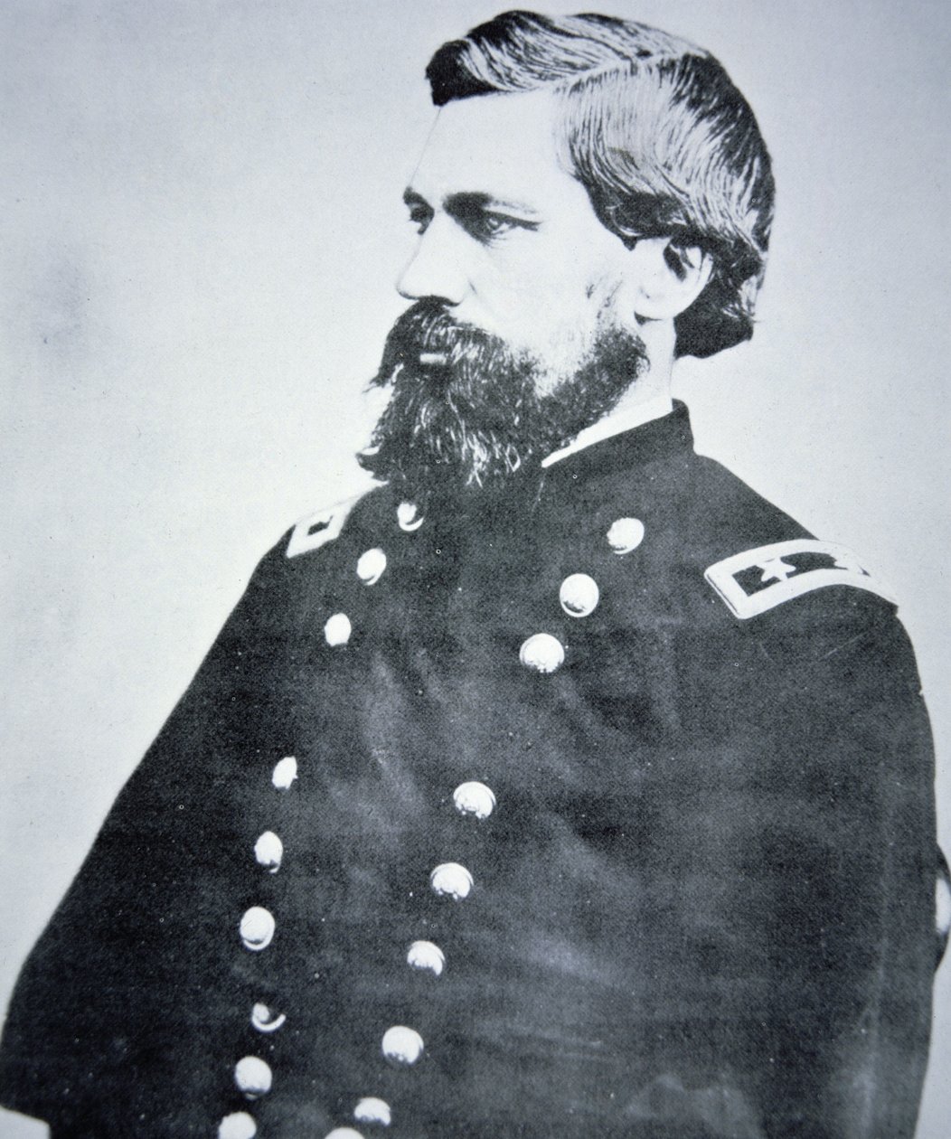 オリバー・オーティス・ハワード将軍（1830-1909）（モノクロ写真 作： アメリカの写真家