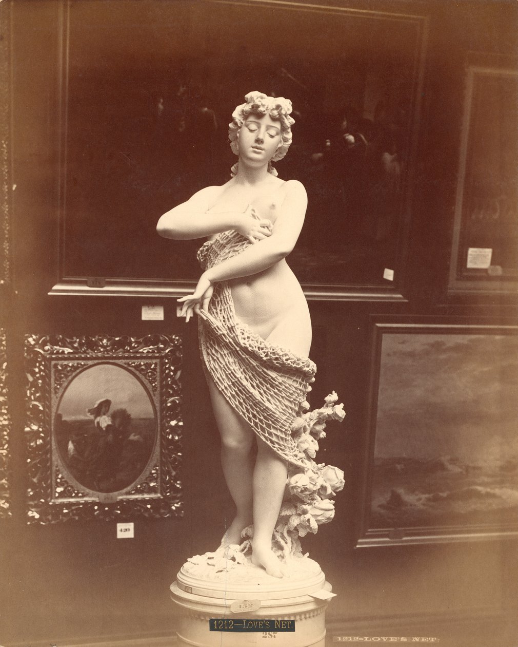 ラブズネット、イタリア展、センテニアル国際展、1876 作： アメリカの写真家