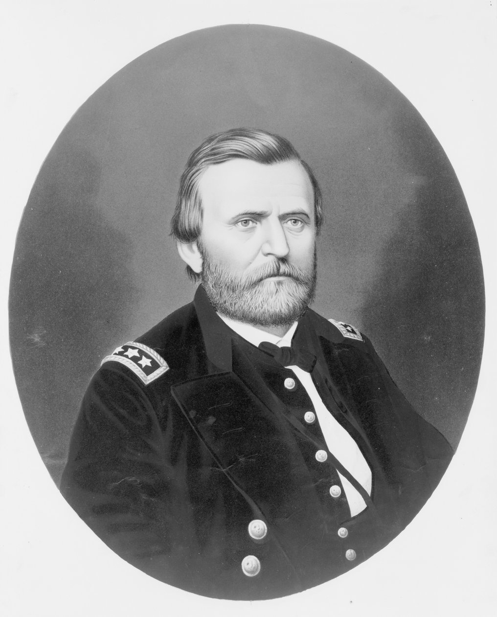 ユリシーズ・S・グラント少将、1866年（クロモリソグラフ） 作： アメリカの写真家