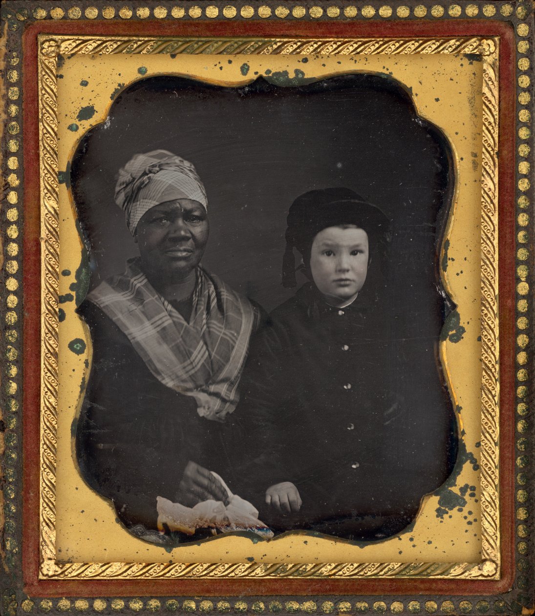 ミリー・クレイグとフレデリック・H・ヒーリー（c.1851年（写真） 作： アメリカの写真家