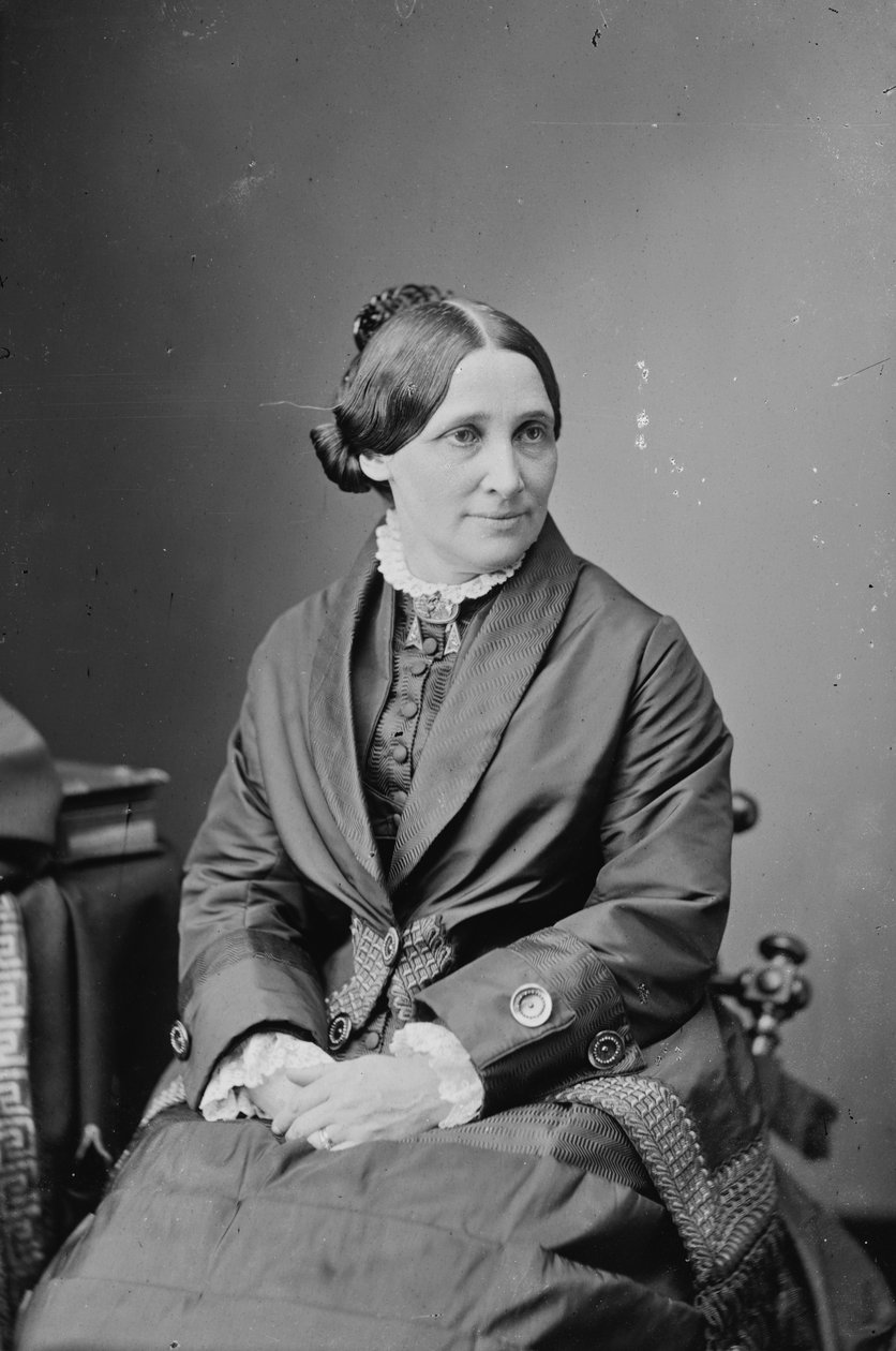 ラザフォード・B・ヘイズ夫人、1870-80 作： アメリカの写真家