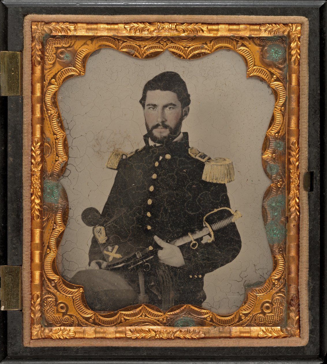ヘンリー・W・ヘイデン少尉、1863年（写真） 作： アメリカの写真家