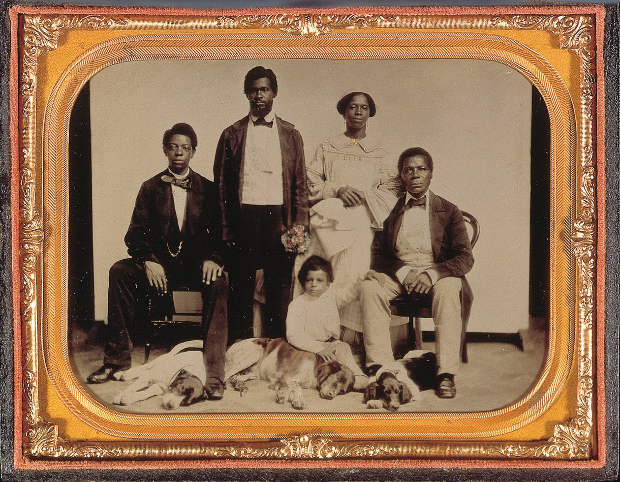 結婚式のシーン、1860年頃 作： アメリカの写真家