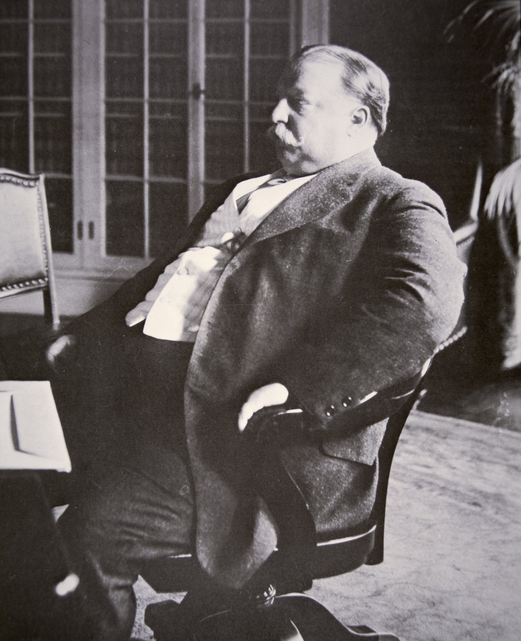 ウィリアム・H・タフト（1857-1930）（モノクロ写真 作： アメリカの写真家