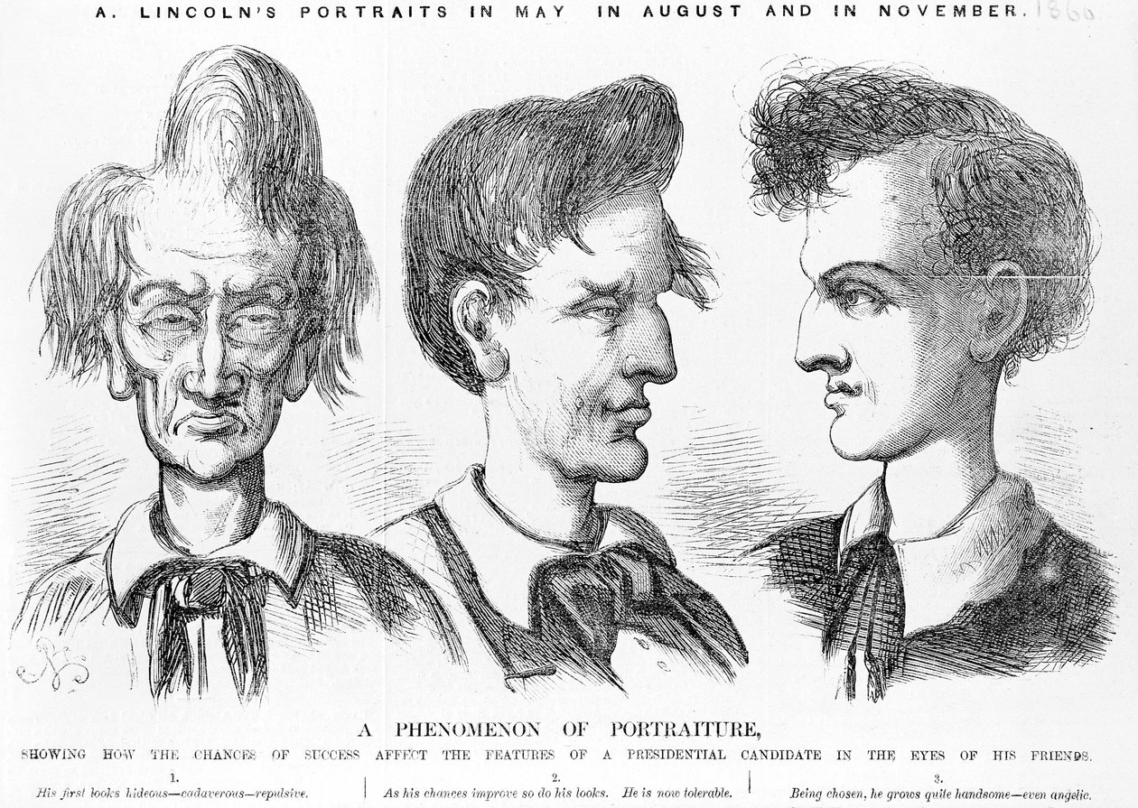 肖像画の現象、1860年頃 作： アメリカの学校