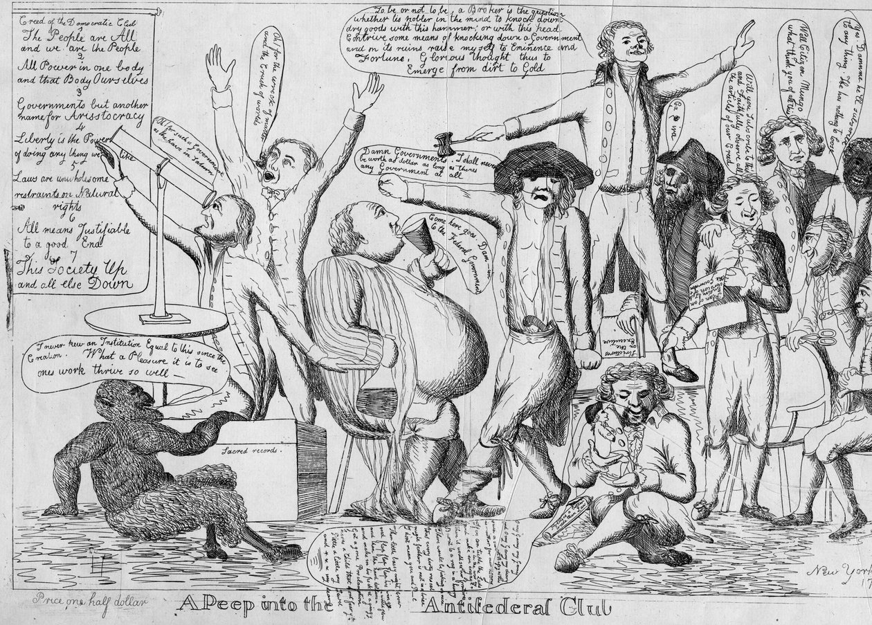 反連邦クラブののぞき見 作： アメリカの学校