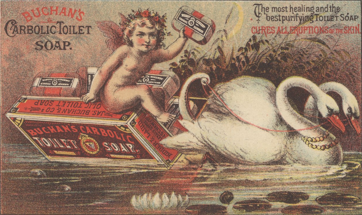 Buchan; sの炭水化物の化粧石鹸の広告、c.1880 作： アメリカの学校