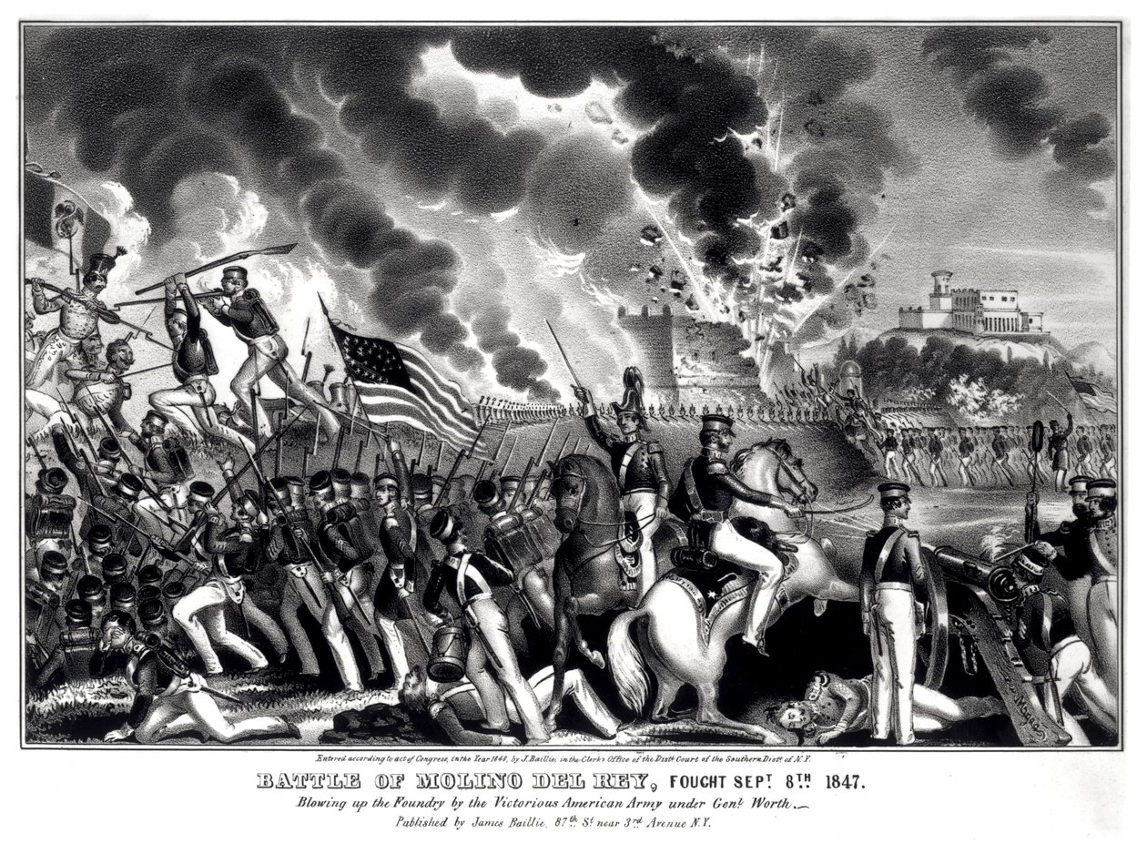 モリーノデルレイの戦い、1847年9月8日、パブ。ジェームズ・ベイリー、1848年（彫刻）（バンド写真） 作： アメリカの学校