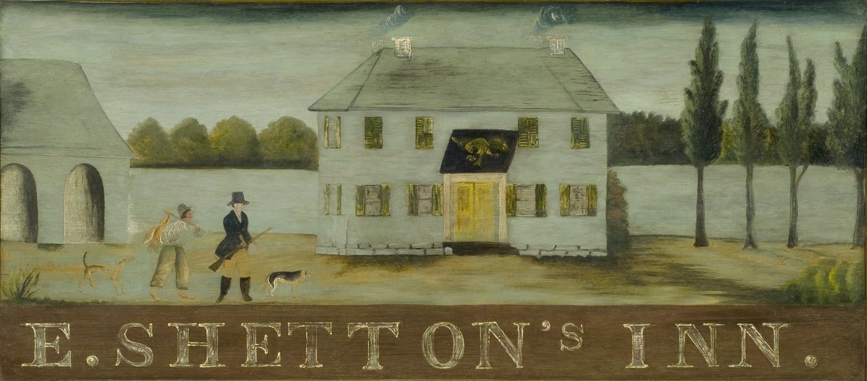 E.シェットンズイン、1820年代頃 作： アメリカの学校