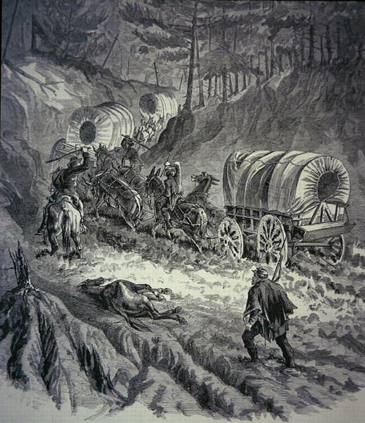 連邦手荷物列車 (litho) 作： アメリカの学校