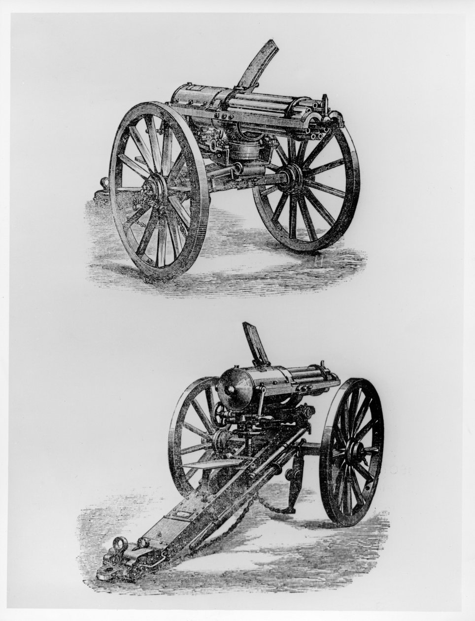 ガトリング機関銃 作： アメリカの学校