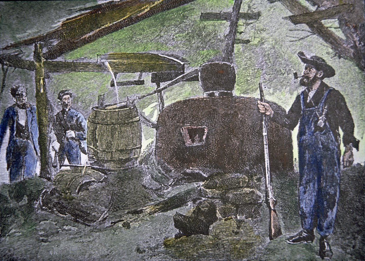 ヒルビリー・ムーンシャイン・スティル」（Hill-Billy Moonshine Still 作： アメリカの学校