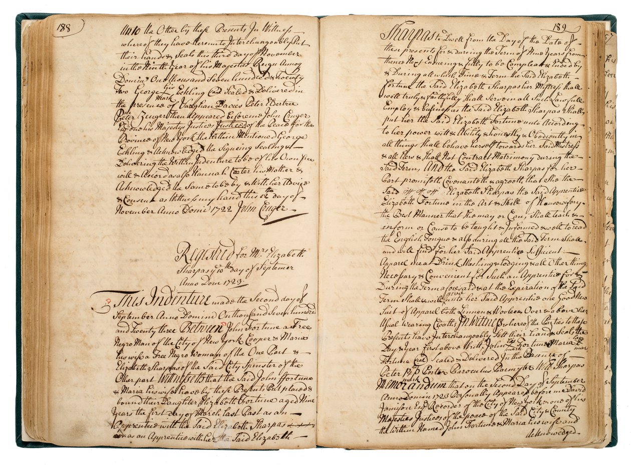 エリザベス・フォーチュンの宣誓証書、9月10日 作： アメリカの学校