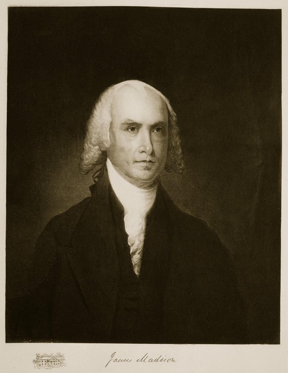 James Madison、アメリカ合衆国の第4大統領、パブ。 1901（グラビア） 作： アメリカの学校