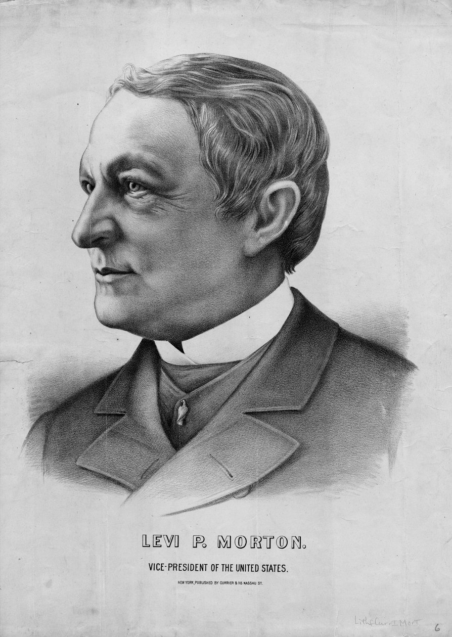 リーバイP.モートン、米国副大統領、パブ。 Currier＆Ives、1889-93 作： アメリカの学校