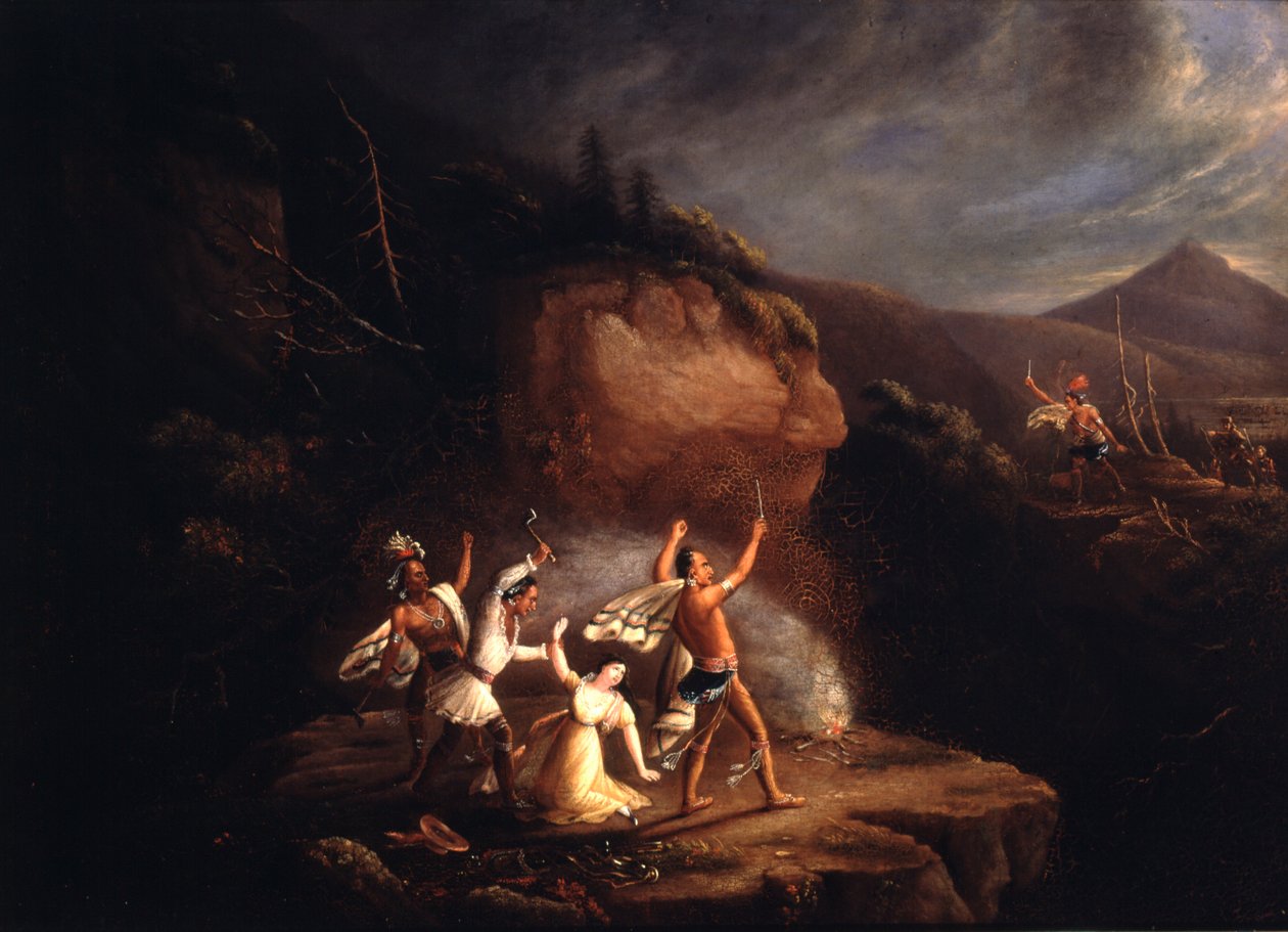 ジェーンマクリーの虐殺、1777年、19世紀初頭 作： アメリカの学校