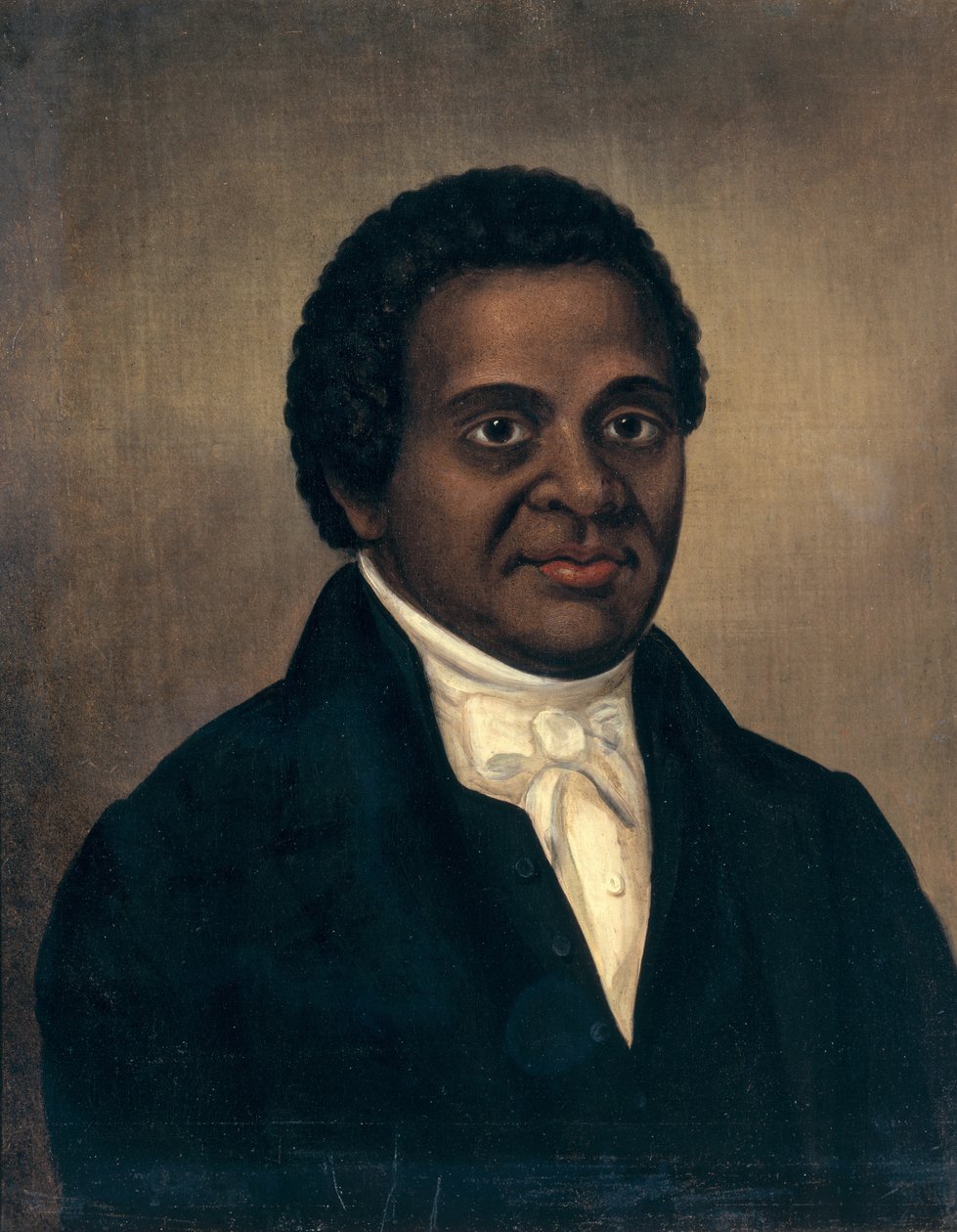 ピーター・ウィリアムズ、1810年頃（キャンバスに油彩） 作： アメリカの学校
