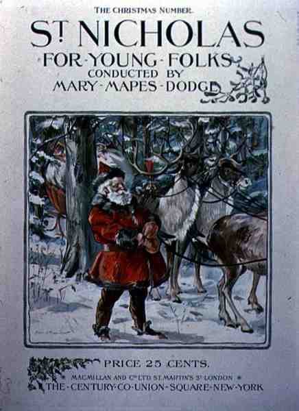 St.Nicholas for Young Folks」の広告ポスター、楽譜（カラーリトグラフ） 作： アメリカの学校