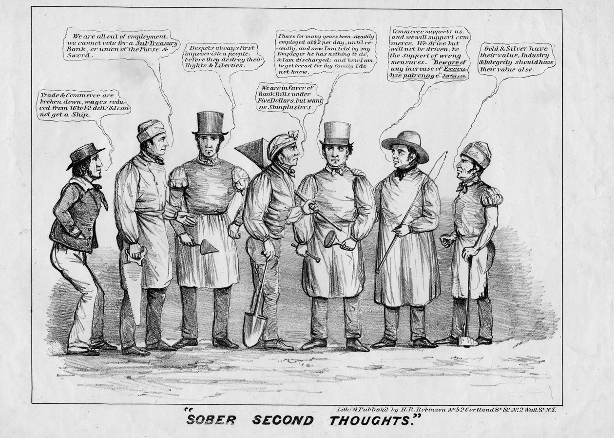 1839年にニューヨーク州HRロビンソンが発行した地味な第二の考え 作： アメリカの学校