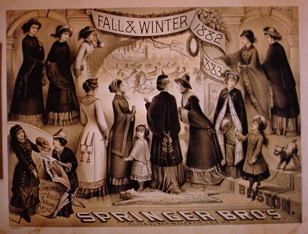 Springer Brothers、ボストン、秋と冬のコレクション、1882-83 作： アメリカの学校