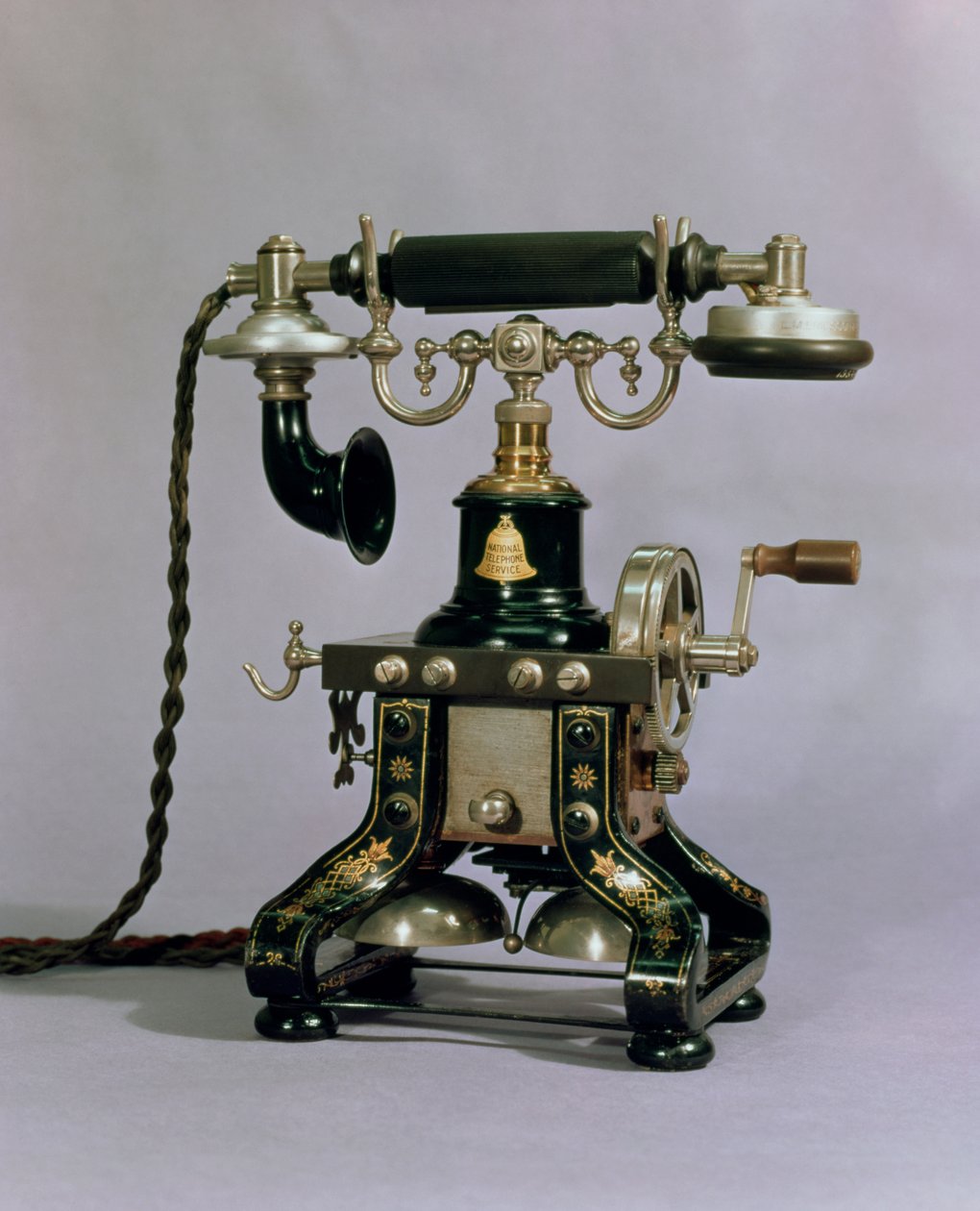 電話、National Telephone Service、米国、1890 作： アメリカの学校