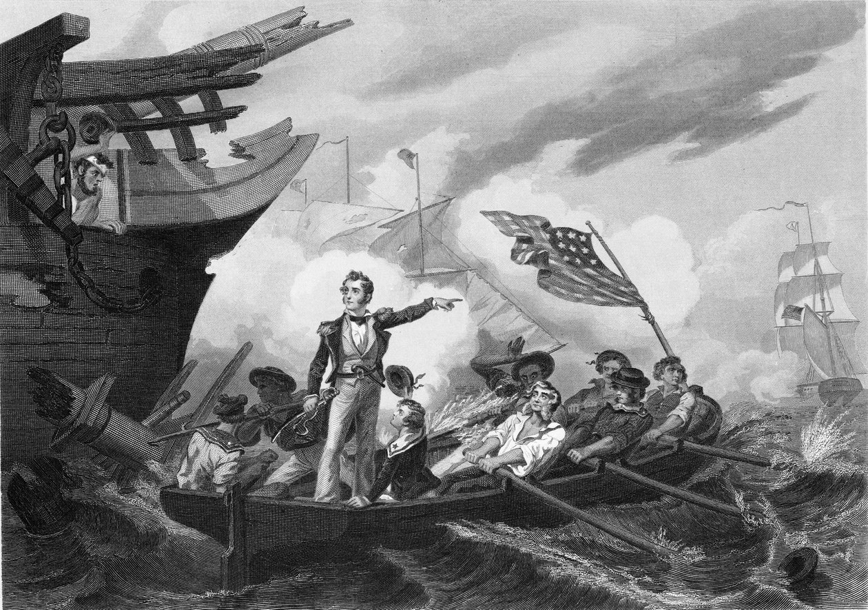 エリー湖の戦い 作： アメリカの学校