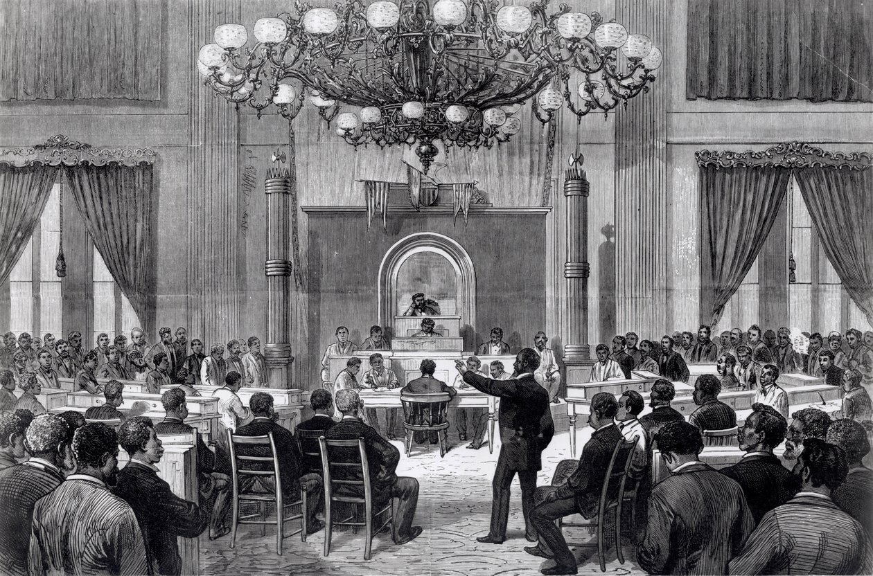 1876年4月5日から7日までテネシー州ナッシュビルで開催された有色人種全国大会（「Frank Leslie