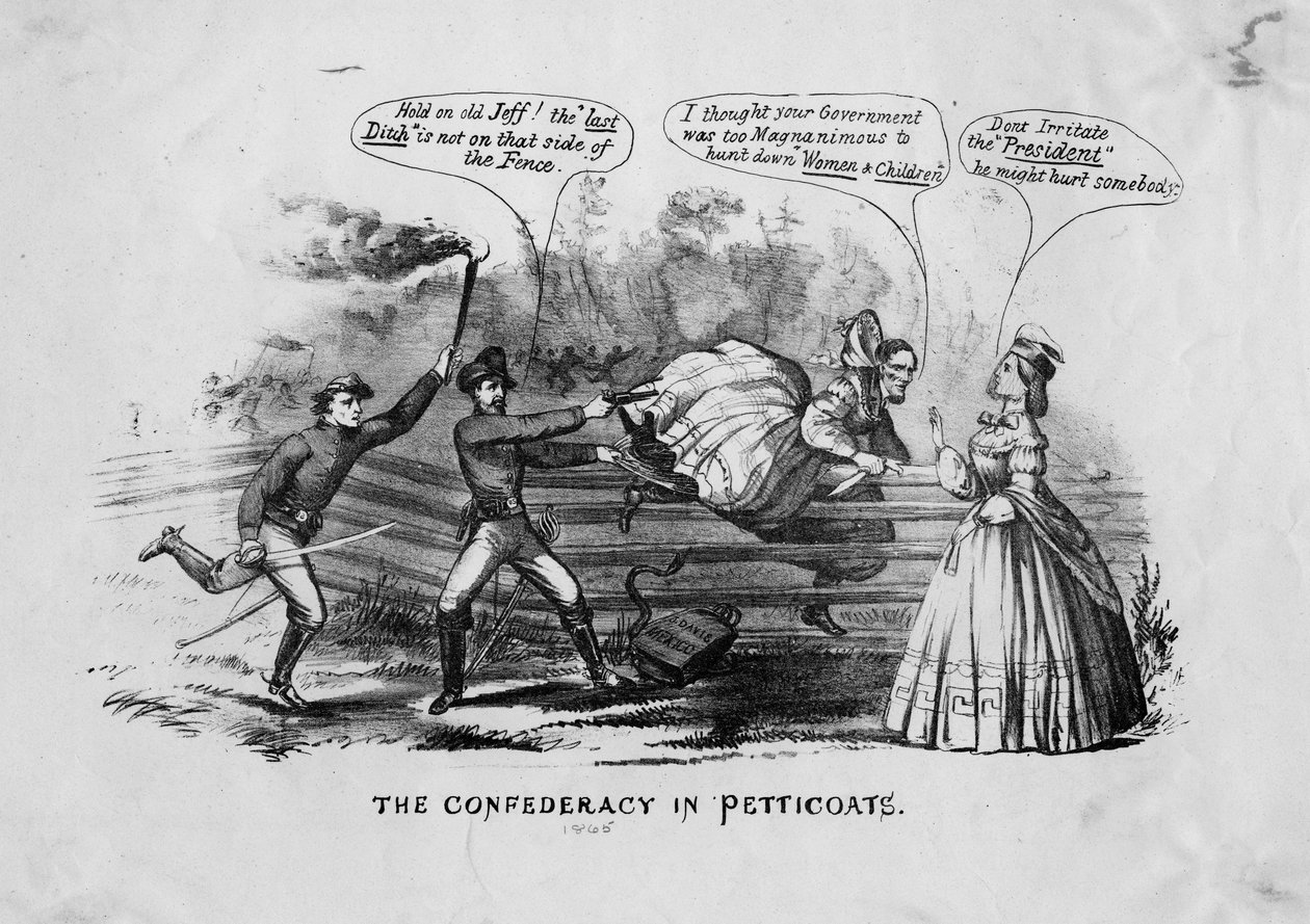 ペチコートの同盟、1865年頃 作： アメリカの学校