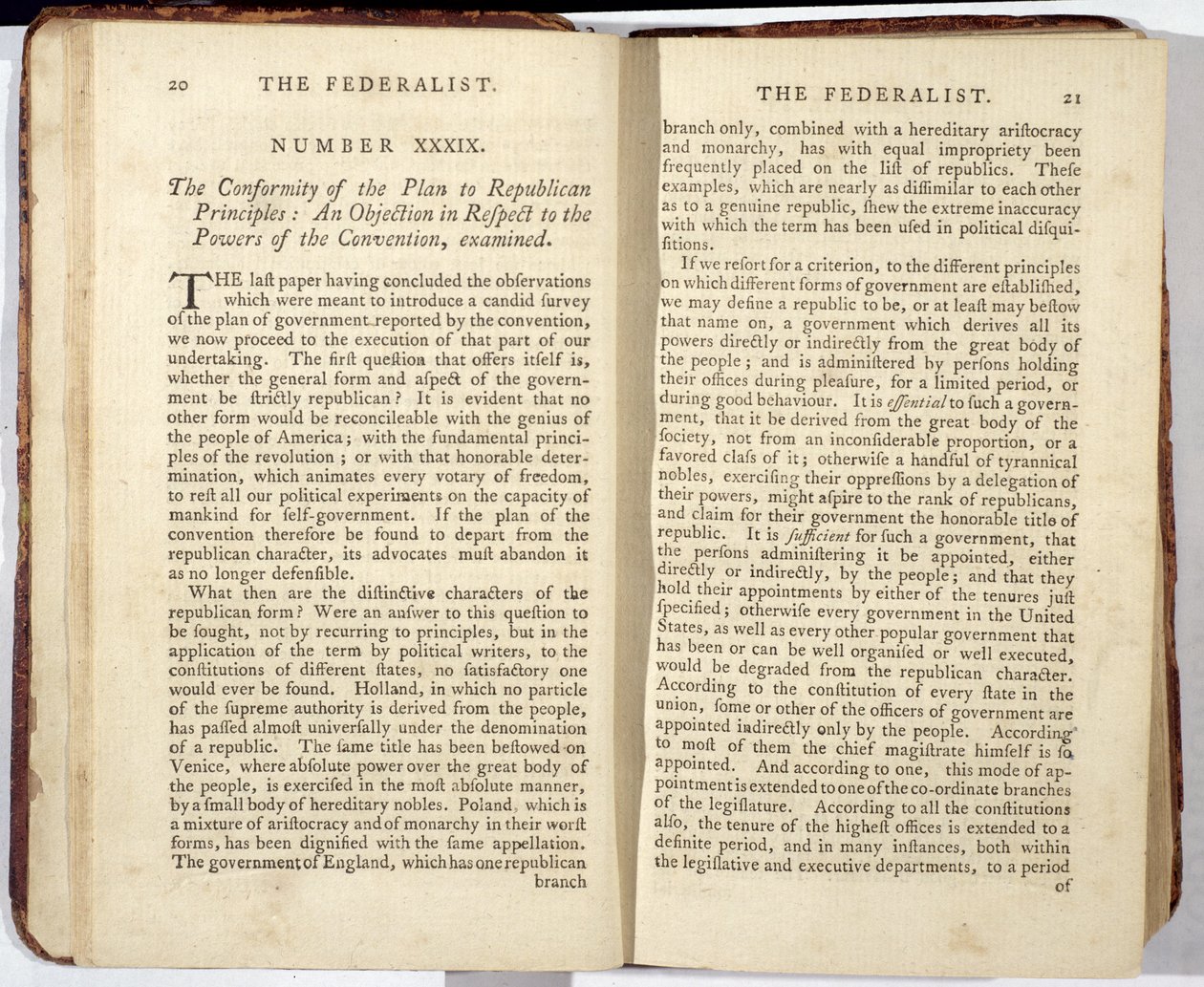 連邦主義者、1788年に出版（印刷） 作： アメリカの学校