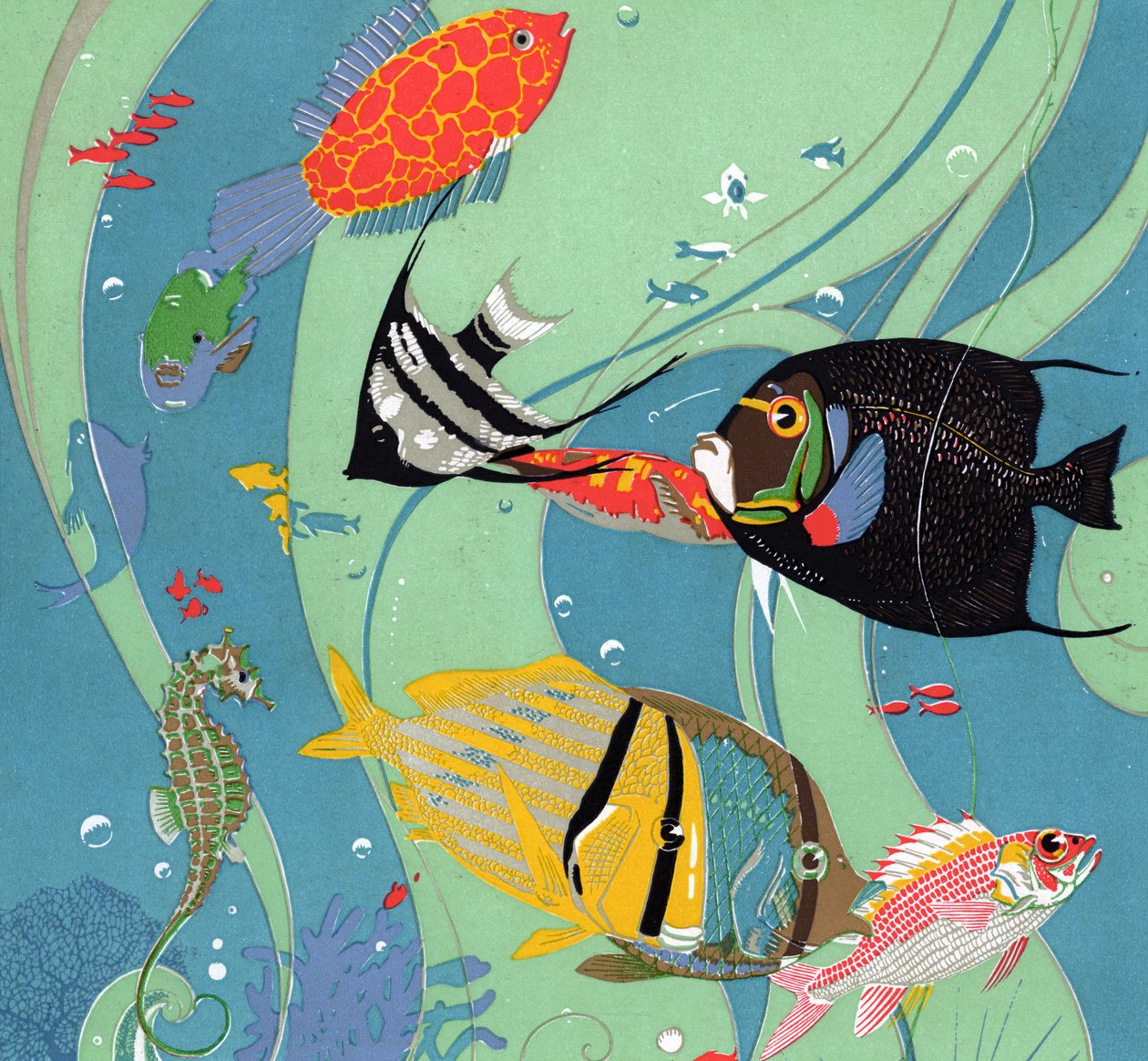熱帯塩水魚 作： アメリカの学校