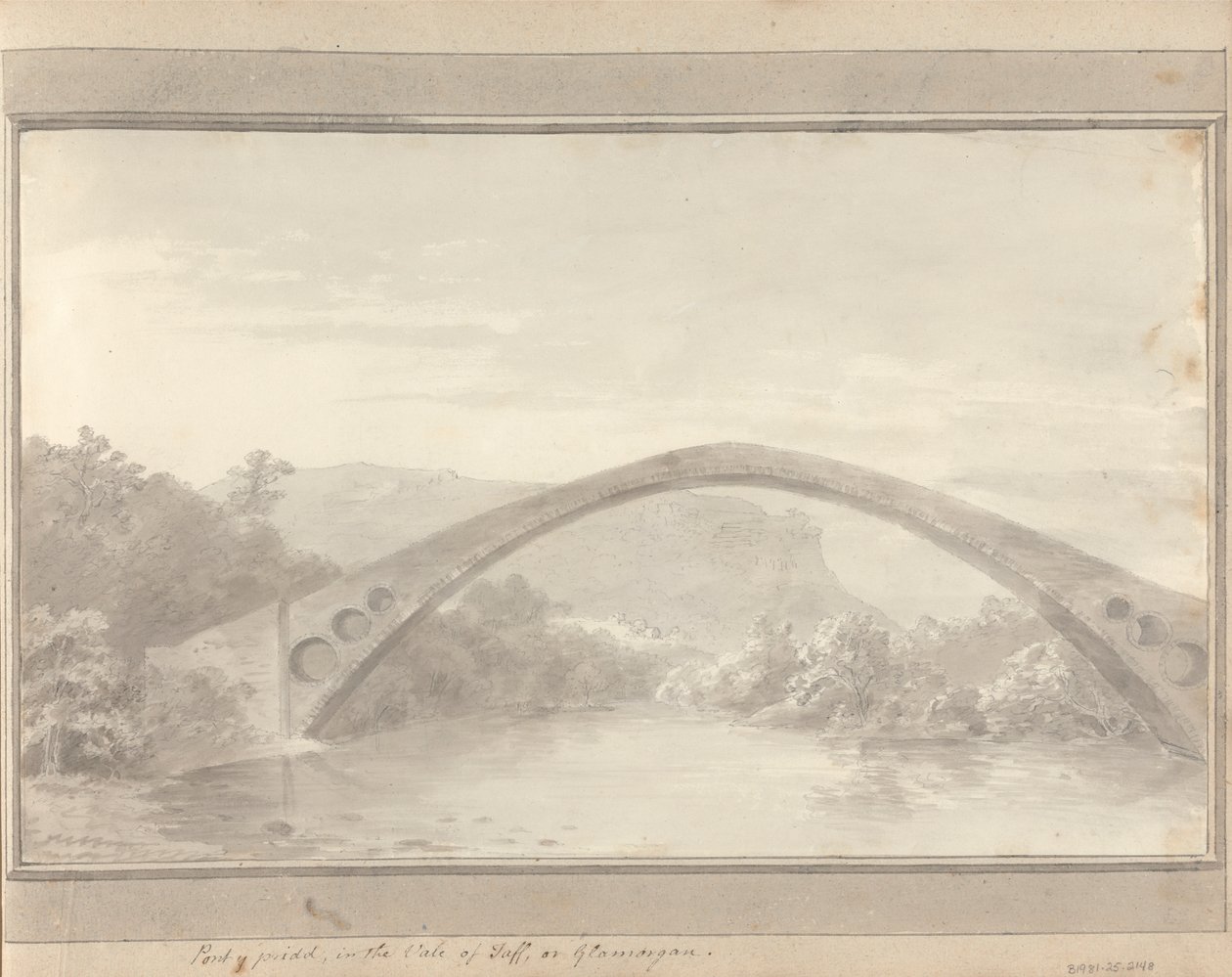 Vistas na Inglaterra, Escócia e País de Gales: Pont Y Pridd, no Vale of Taff ou Glamorgan 作： アモスグリーン