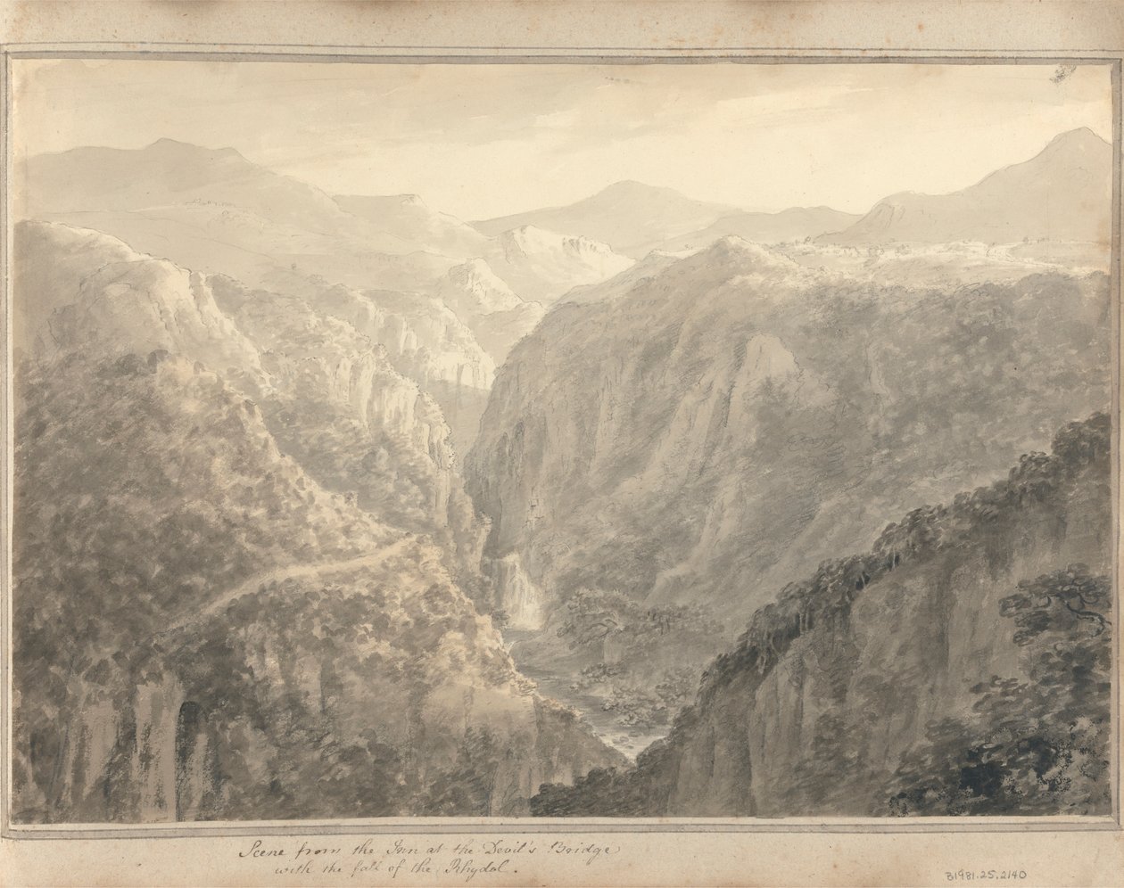 Views in England, Scotland and Wales: Scene from the Inn at Devil