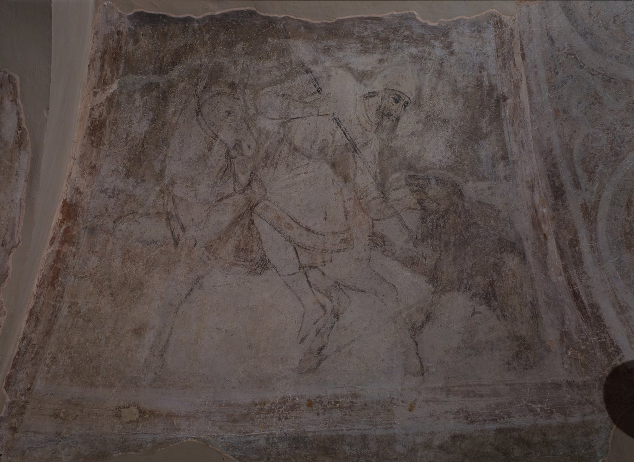 ベアハント、11世紀 作： 古代ロシアのフレスコ画