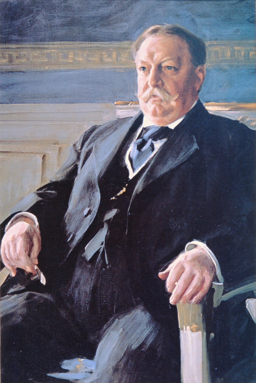 ウィリアム・H・タフト（1857-1930）（カラーリトグラフ 作： レナード・ゾルンは違う