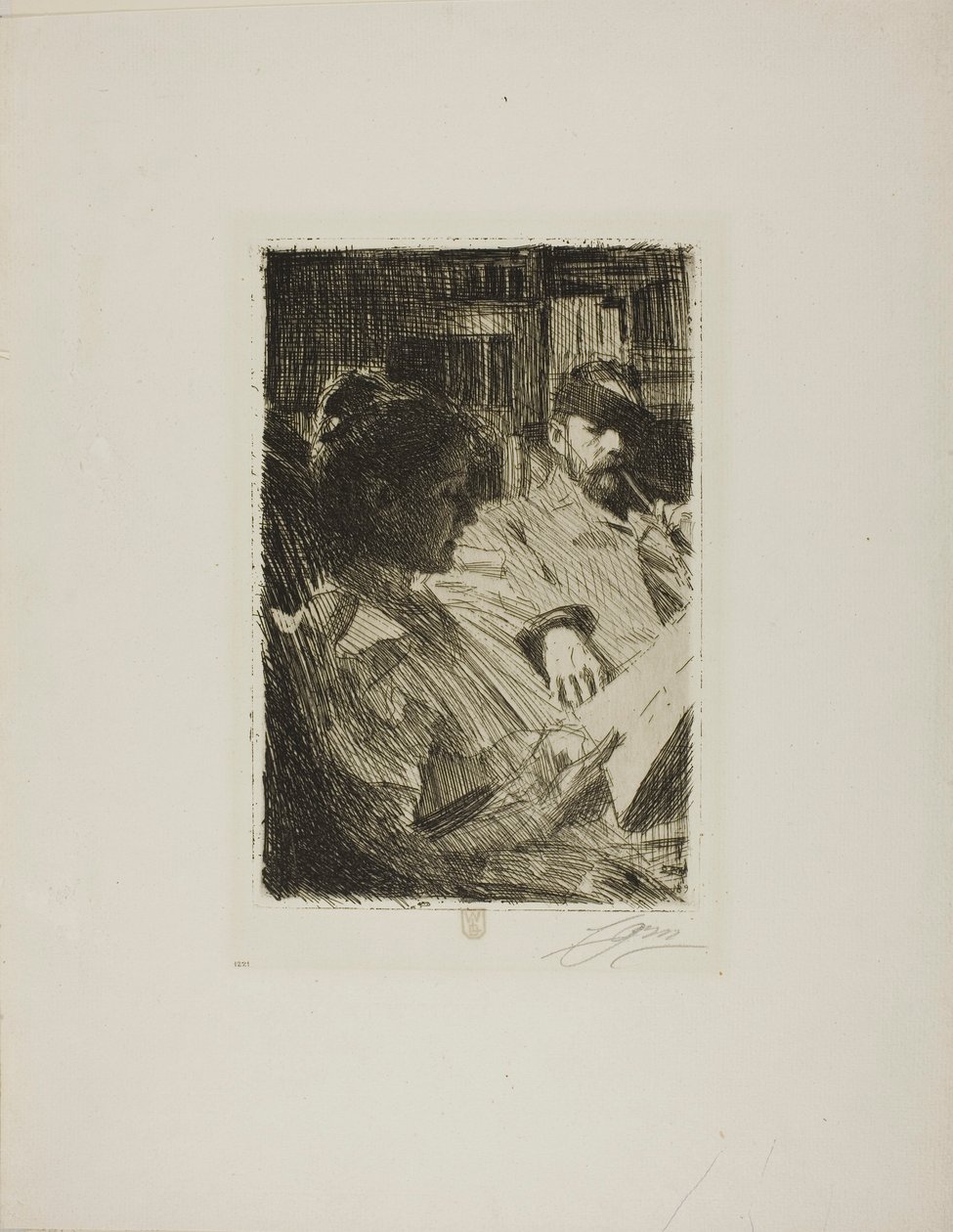 Reading (Mr. and Mrs. Ch. Deering) 作： アンダース・ゾーン