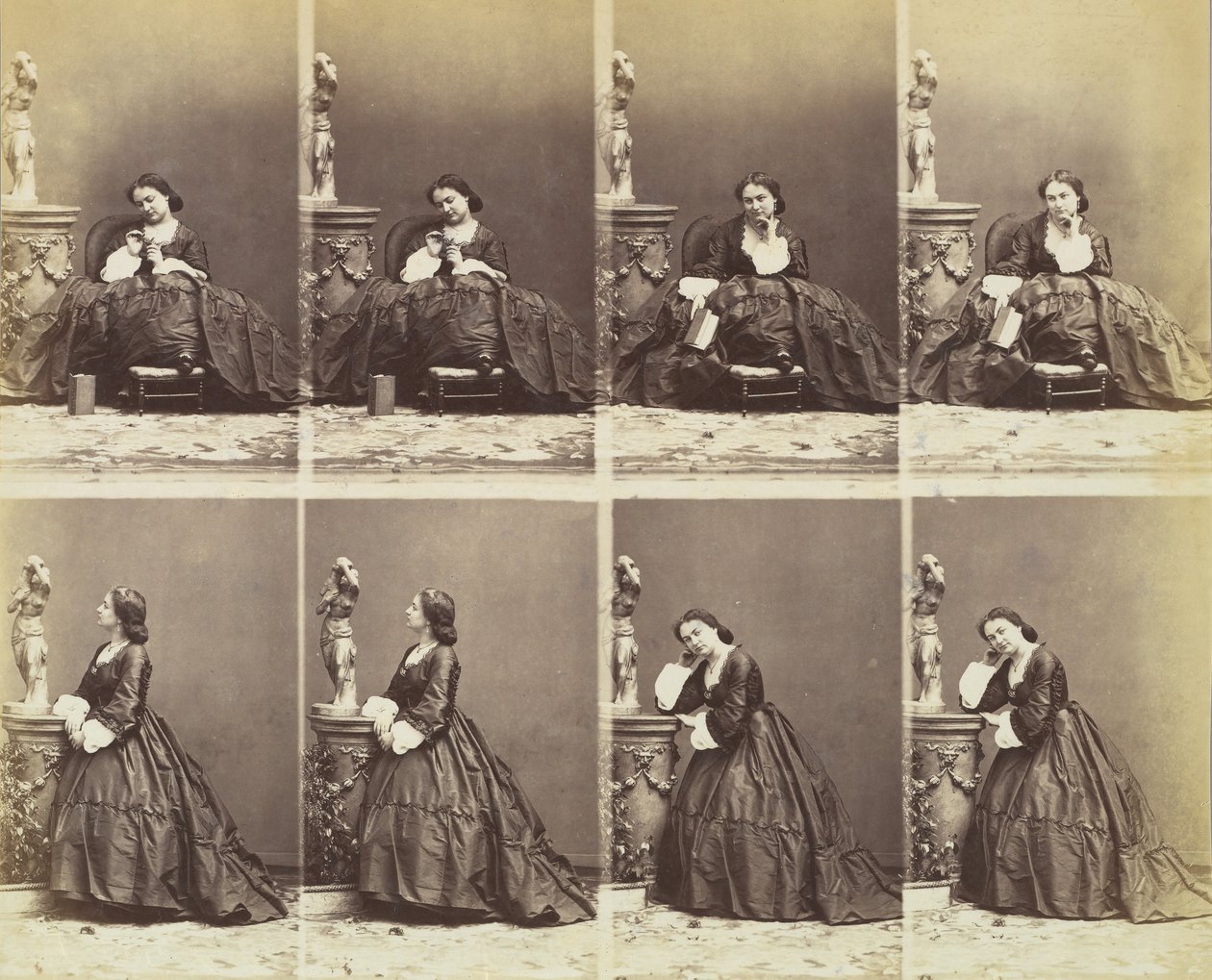 ベルタ、1862年。 作： アンドレ・アドルフ・ユージン・ディスデリ