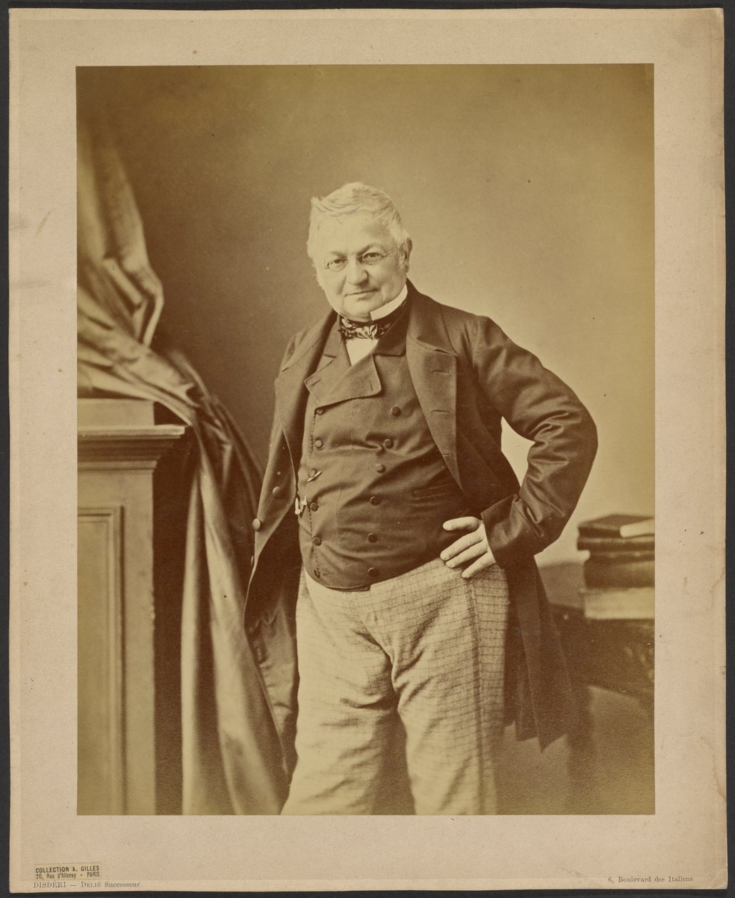 アドルフ・ティエールの肖像 1797-1877 年、1860 年頃。 作： アンドレ・アドルフ・ユージン・ディスデリ