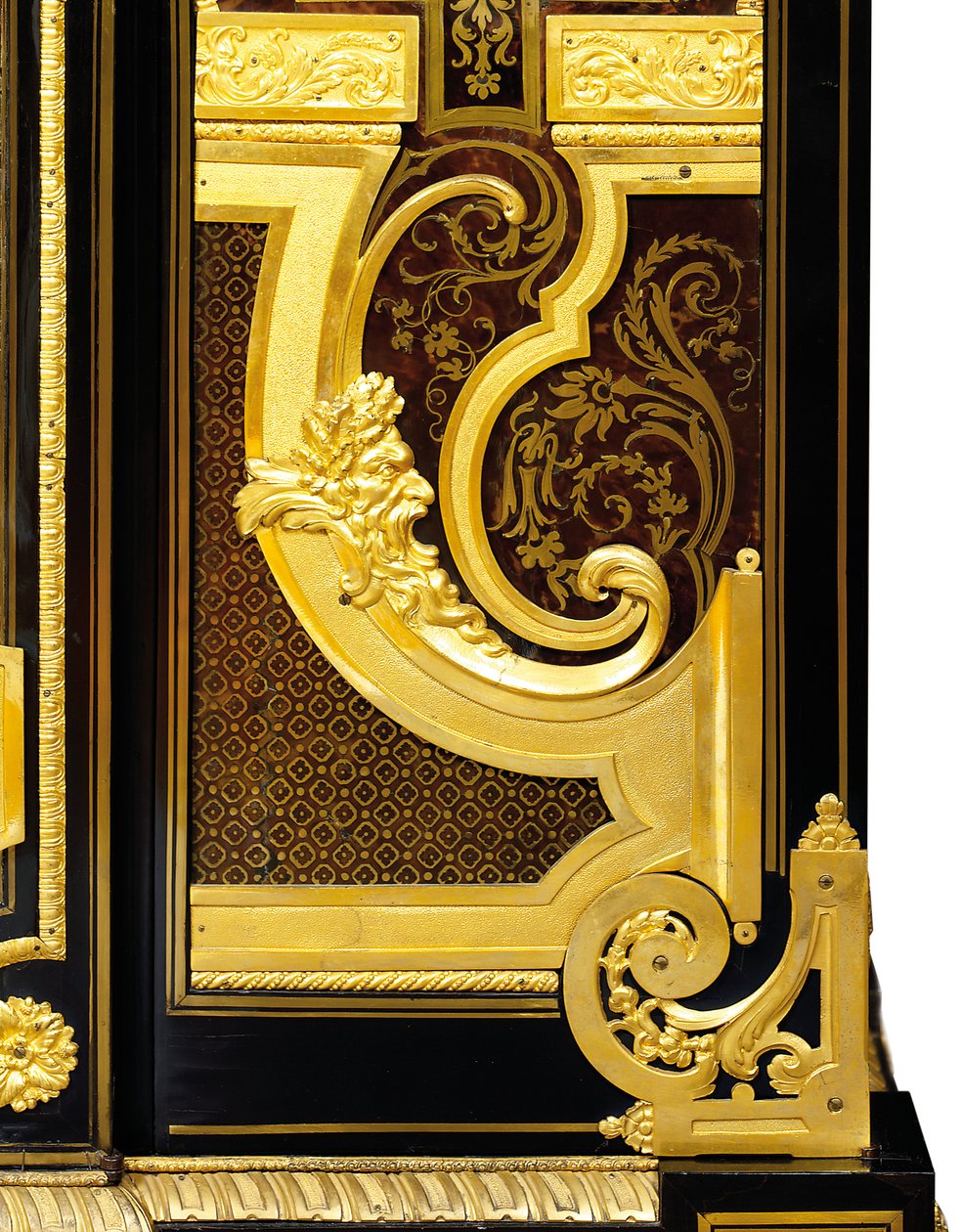 ルイ14世プチアモワーズ、c.1700-10（オルモル、真ちゅう、べっ甲、黒檀、寄木細工） 作： アンドレ・チャールズ（attr。To）Boulle