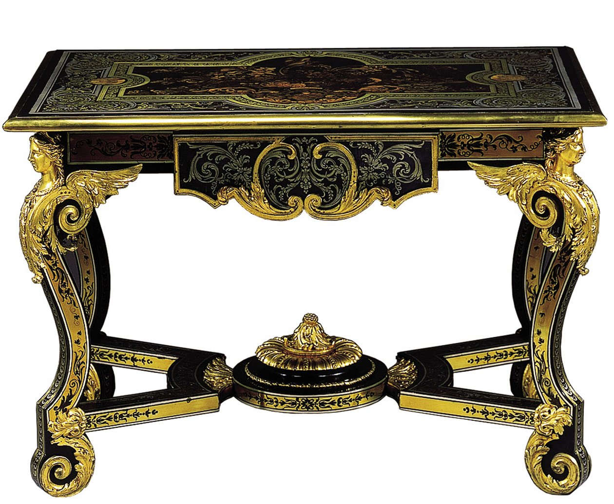 ルイXIVセンターテーブル、c.1685 作： アンドレ・チャールズ・ブール