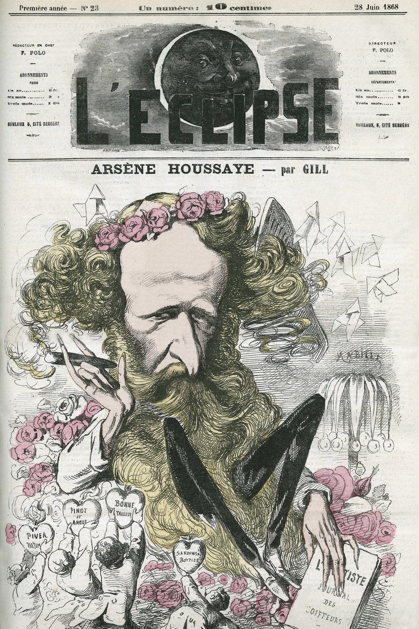 アルセーヌ・ユッセ・ディット・ユッセ（1815-1896）は、フランスの文学者です。6月28日付ジルの「L