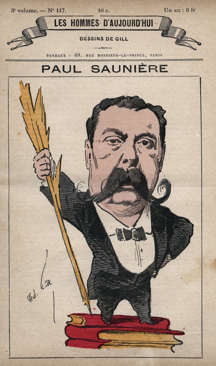 アンドレ・ギル（1840-85）による1779～1880年頃の「Les Hommes d