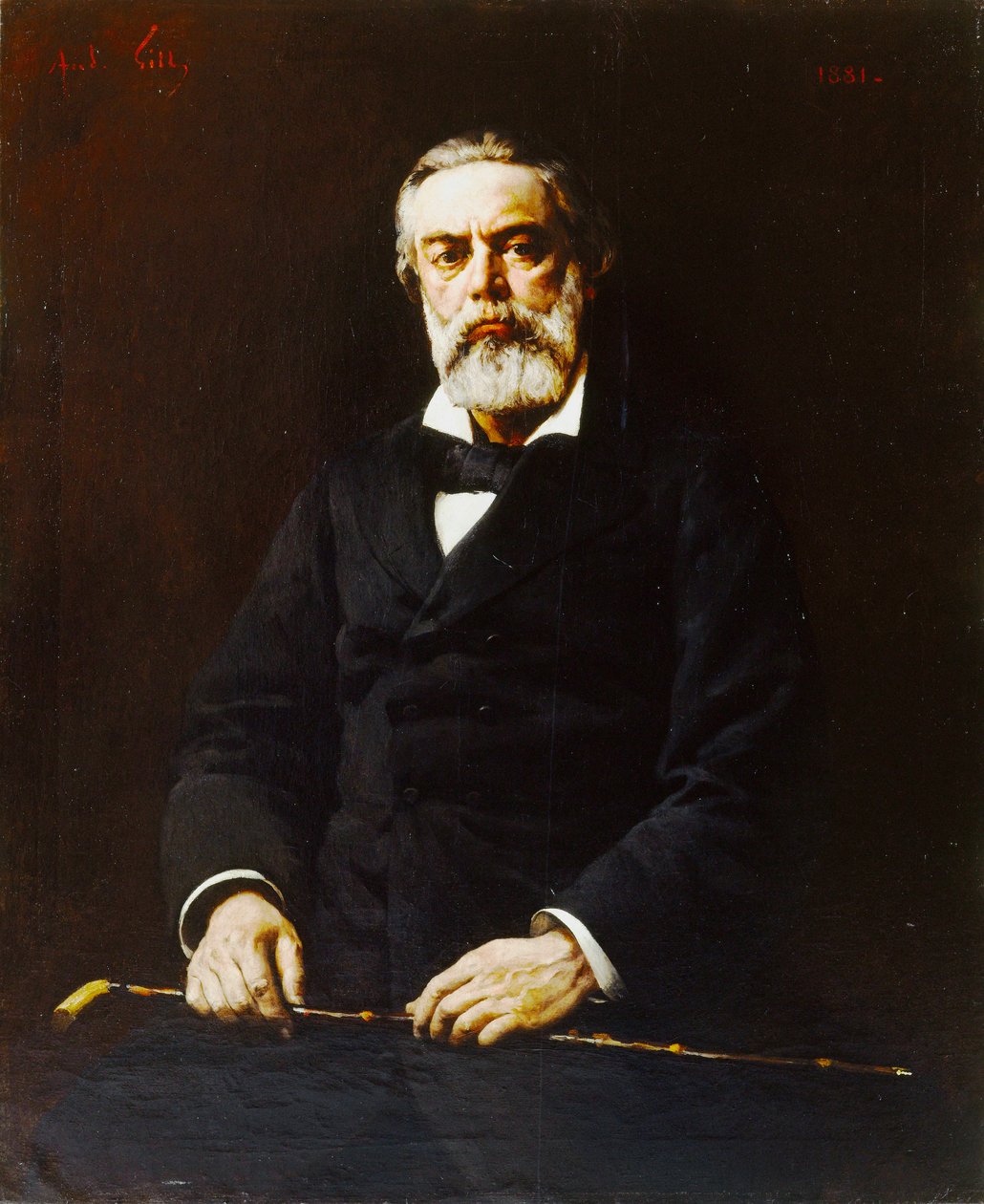 ジュール・ヴァレスの肖像 1832-1885, 1881. 作： アンドリュー・ギル