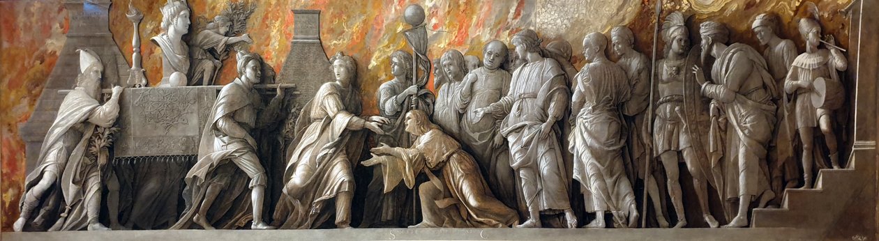 ローマにおけるキュベレ崇拝の導入 作： アンドレア・マンテーニャ