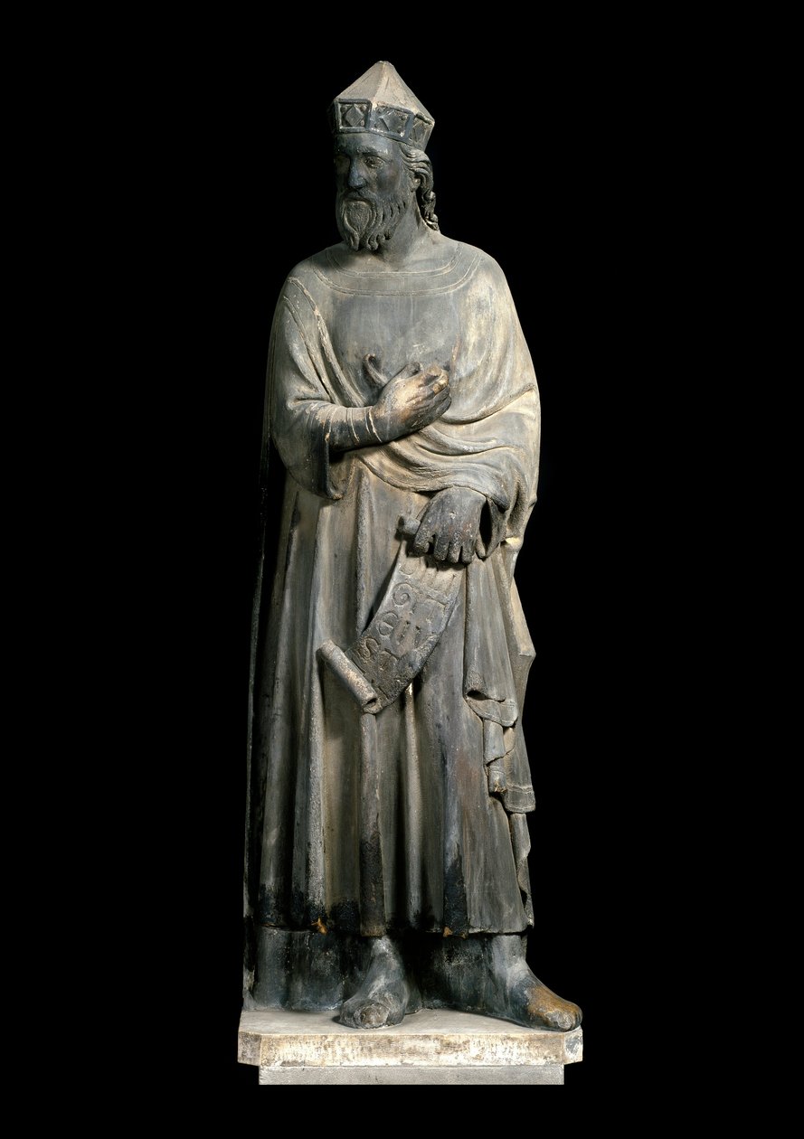 ソロモンの表現 大理石彫刻 アンドレア・ピサーノ（約1290～1348年） フィレンツェ、サンタ・マリア・デル・フィオーレ大聖堂美術館 作： アンドレア・ピサーノ