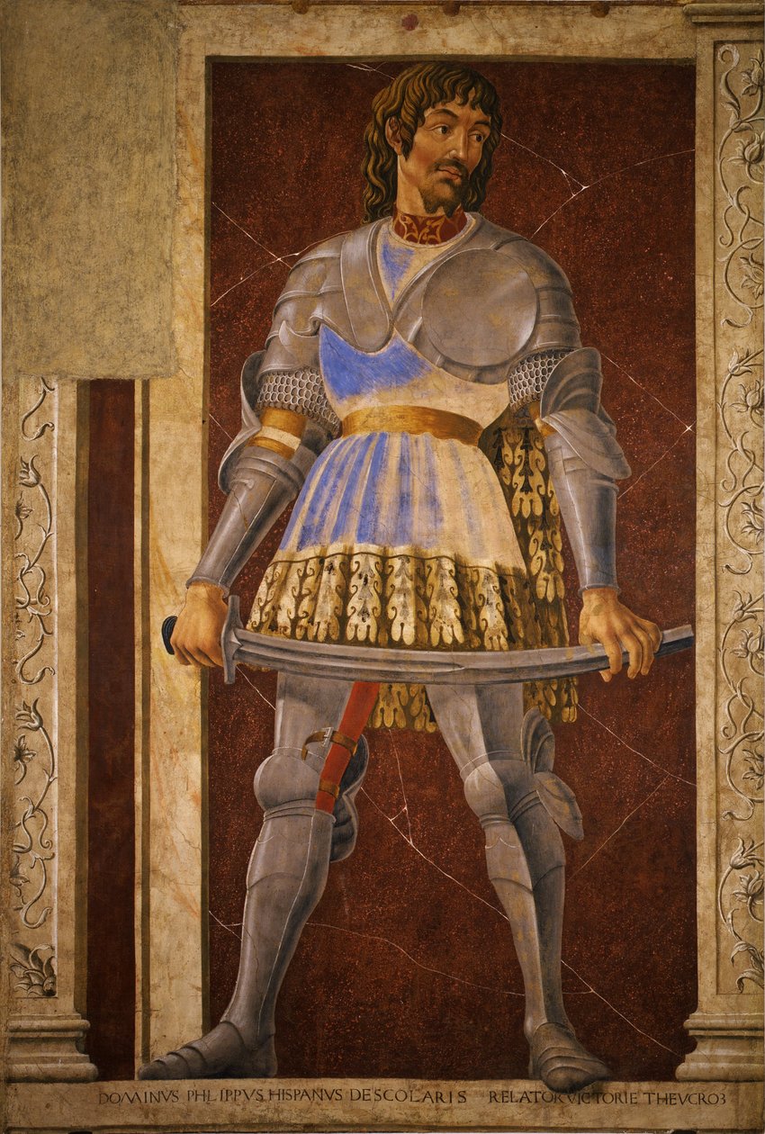 Pippo Spano、NiccolòAcciaiuoli、Francesco Petrarca 作： アンドレア・デル・カスターニョ