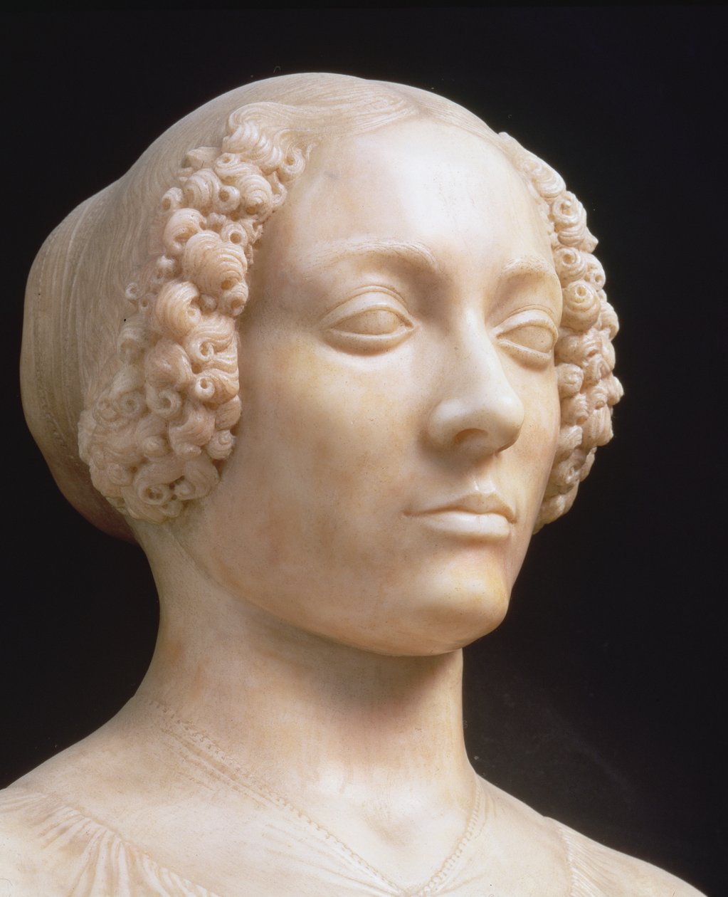 花束を持つ女性、147102〜80年頃、大理石のディテール434102 作： アンドレア・デル・ヴェロッキオ